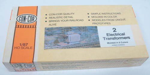 Con-Cor 0002-009950 HO Electrical Transformers Kit (Box of 2)