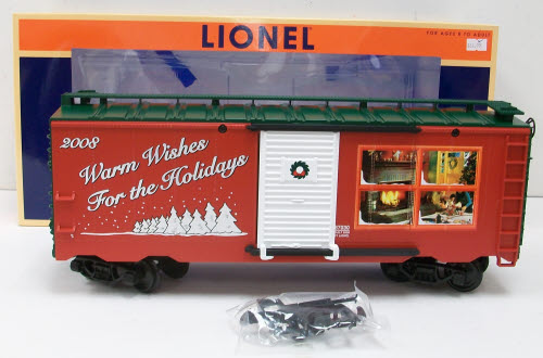 Lionel 8-87030 G Scale 2008 Christmas Boxcar