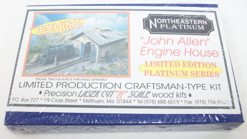 Northeastern Scale Models 10107 N Scale Engine House Kit