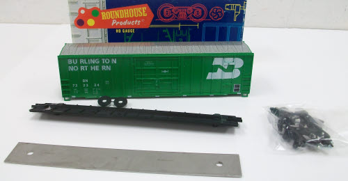 Roundhouse 3623 HO Scale Burlington Northern 50' FMC Railbox S Door Box Car Kit