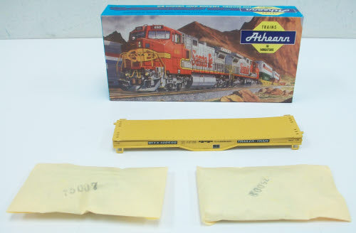 Athearn 1297 HO QTTX Heavy Duty Flat, Trailer Train Kit