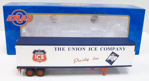Atlas 8982-2 O Scale Union Ice Company No. 4194 45' Trailer with Refrigerator U