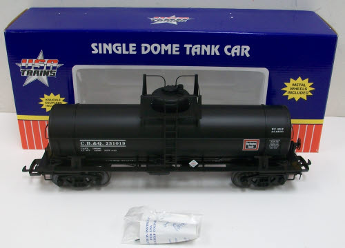 USA Trains 15111 G Chicago, Burlington, & Quincy 10,000-Gallon Tank Car #231019