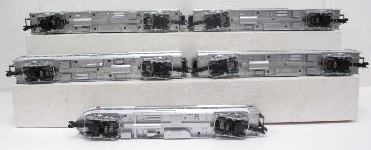 MTH 20-65195 O Rock Island 70' Streamlined Ribbed Passenger Car Set (Set of 5)