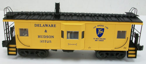 Lionel 6-27617 O Gauge D&H Bay Window Caboose #35725