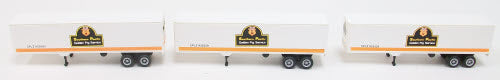 Con-Cor 0004-008105 HO SP 40' Piggyback Box Trailers Pack of 3)