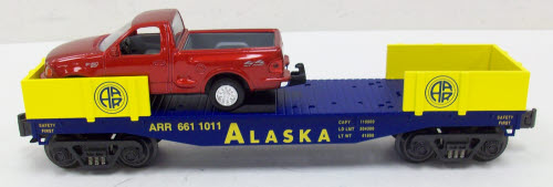 K-Line K661-1011 Alaska Flatcar with Pickup