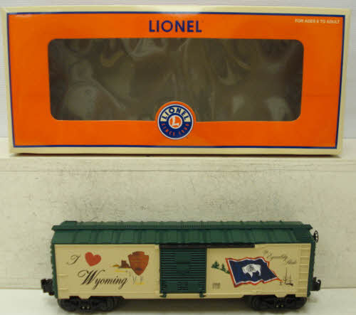Lionel 6-29936 O Gauge I Love Wyoming Boxcar