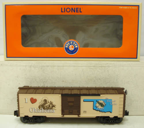 Lionel 6-29932 O Gauge "I Love Oklahoma" Boxcar