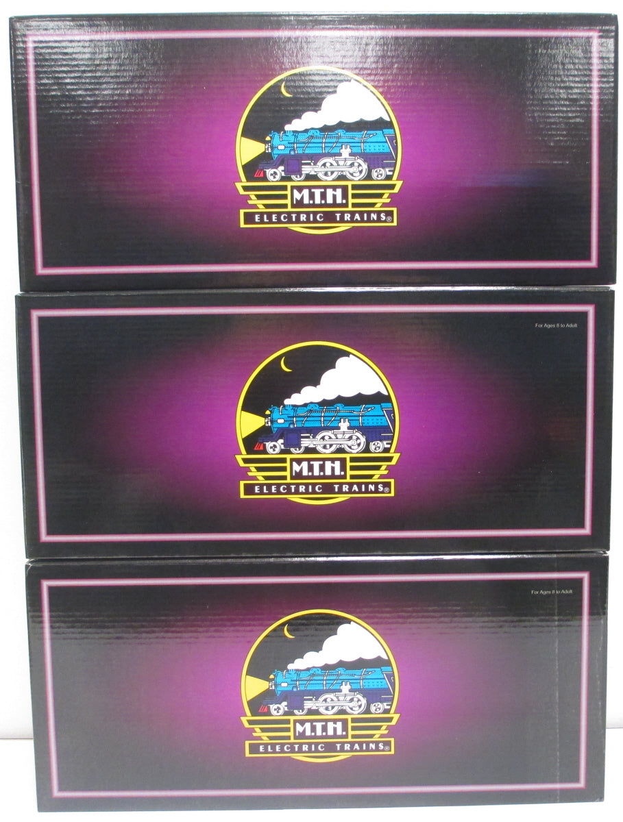 MTH 10-8508 O Two-Tone Blue 710 Series Passenger Car Set (Set of 3)
