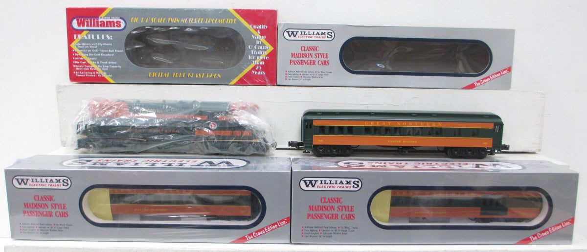 Williams 307 Great Northern Locomotive & 3 Car Passenger Set