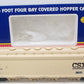 USA Trains R14109 G CSX The Ultimate Series 4-Bay Center Flow Hopper #607556
