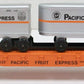 American Flyer 6-48533 S Pacific Fruit Express Flatcar with Piggyback Trailers