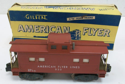 American Flyer 930 Vintage S Gauge American Flyer Lines Tuscan Caboose