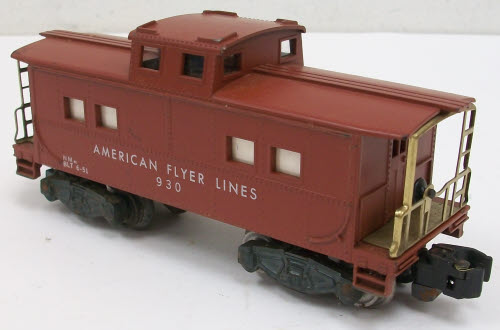 American Flyer 930 Vintage S Gauge American Flyer Lines Tuscan Caboose