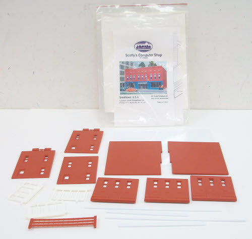 Smalltown USA 699-6028 Scotty's Computer Shop Building Kit