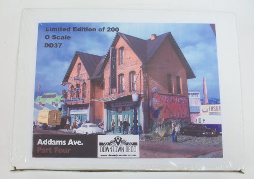 Downtown Deco DD37 O Scale Addams Ave. Part 4 Building Kit