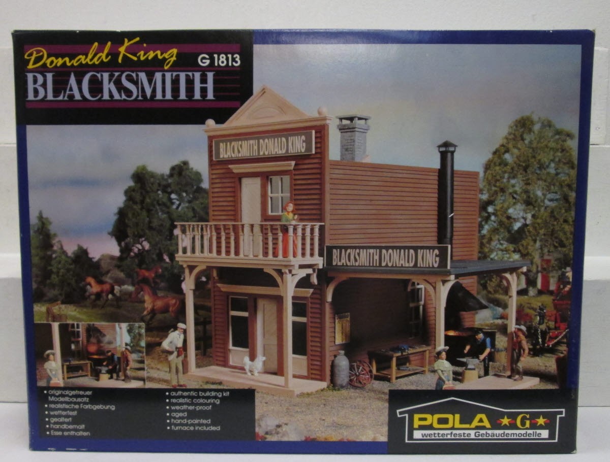 Pola 1813 G Scale "Donald King" Blacksmith Model Building Kit