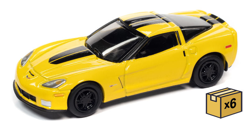Johnny Lightning JLSP189-B-CASE 1:64 2012 Chevrolet Corvette Z06 (Pack of 6)