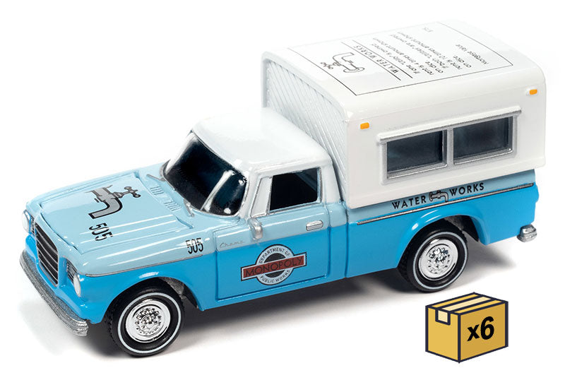 Johnny Lightning JLSP332-CASE 1:64 Monopoly - 1960 Studebaker (Pack of 6)