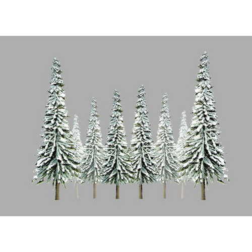 JTT Scenery Products 92005 Z 1-2" Super Scenic Snow Pine Tree (Pack of 55)