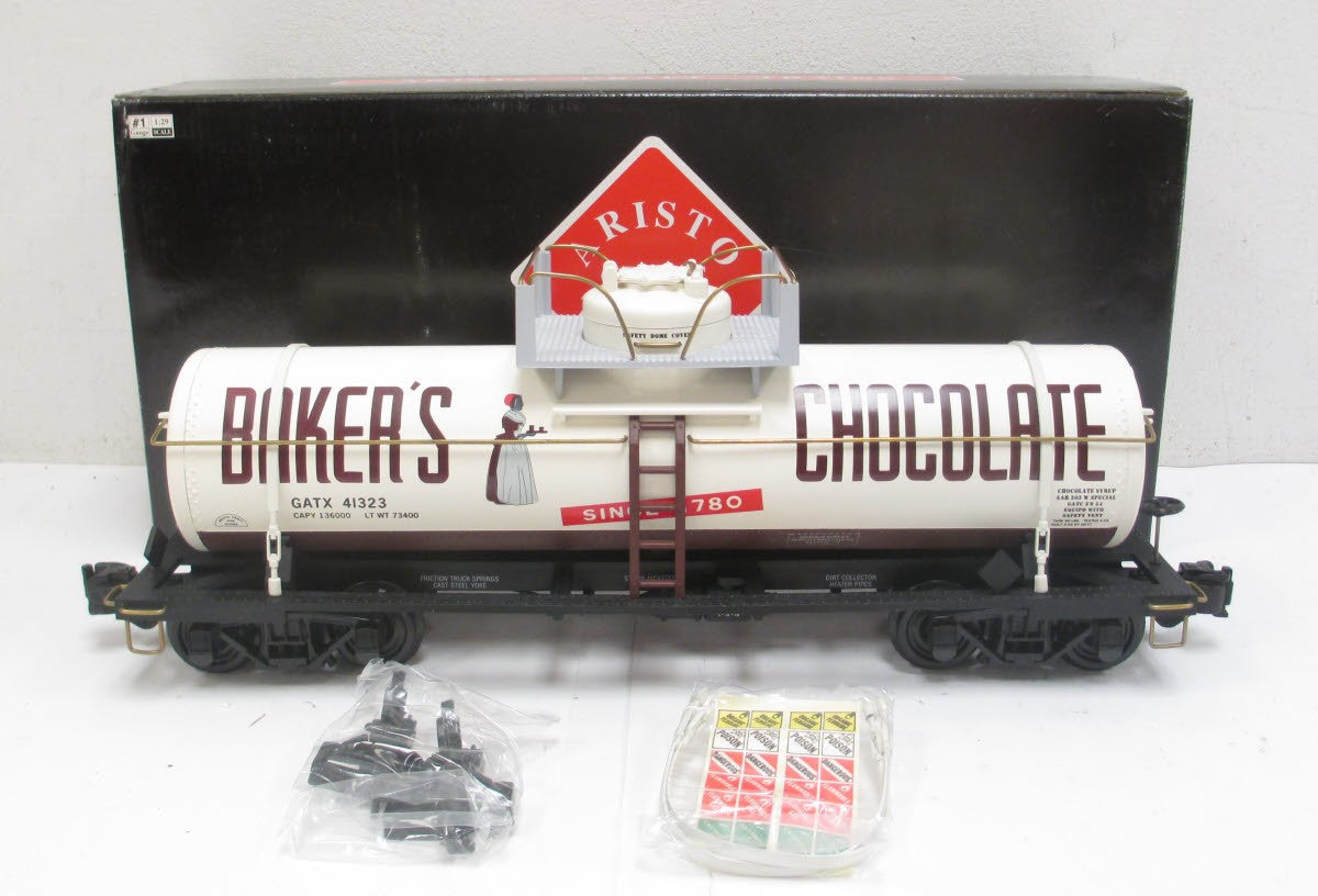 Aristo-Craft 41323 G Bakers Chocolate Single Dome Tank Car