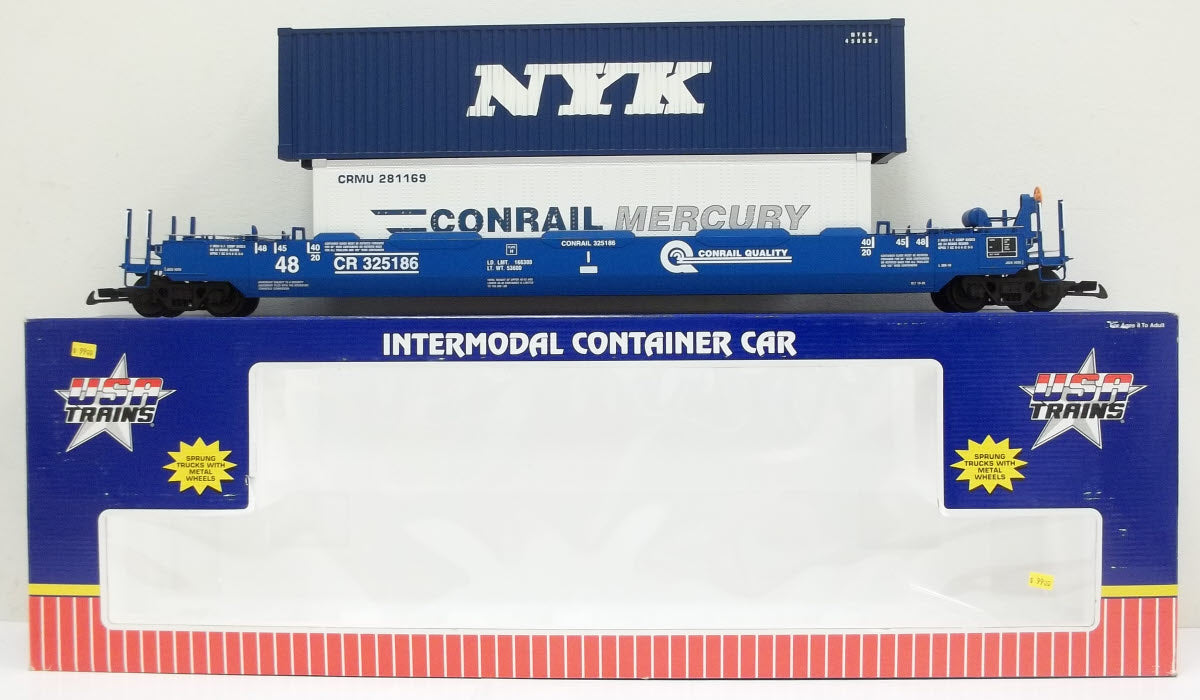 USA Trains 17133 G Conrail Gunderson Husky Stack with 2 Containers #1
