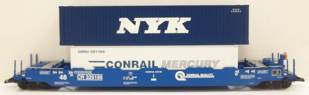 USA Trains 17133 G Conrail Gunderson Husky Stack with 2 Containers #1