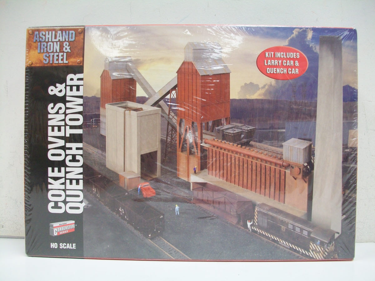 Walthers 933-2972 HO Coke Ovens & Quench Tower Ashland Iron & Steel Building Kit