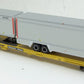 Athearn 93277 HO Trailer Train TTX 85' Flat Car # 474659 W/2-40' Trailers