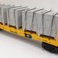 MTH 30-76471 Caterpillar Bulkhead Flatcar w/LCL Containers