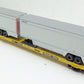 Athearn 93278 HO Trailer Train TTX 85' Flat Car # 474662 W/2-40' Trailers