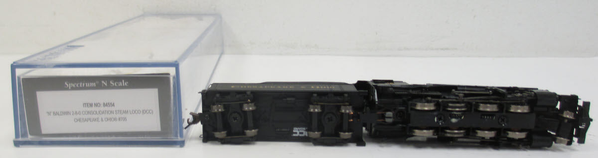 Bachmann Spectrum 84554 C&O Baldwin 2-8-0 Consolidation w/DCC #705