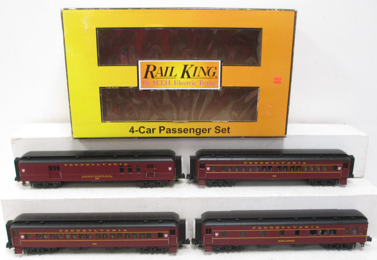 MTH 30-69121 O Pennsylvania 60' Madison Passenger Car Set (Set of 4)