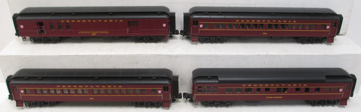 MTH 30-69121 O Pennsylvania 60' Madison Passenger Car Set (Set of 4)