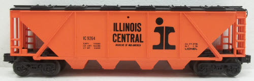 Lionel 6-9264 O Gauge Illinois Central Quad Hopper #9264