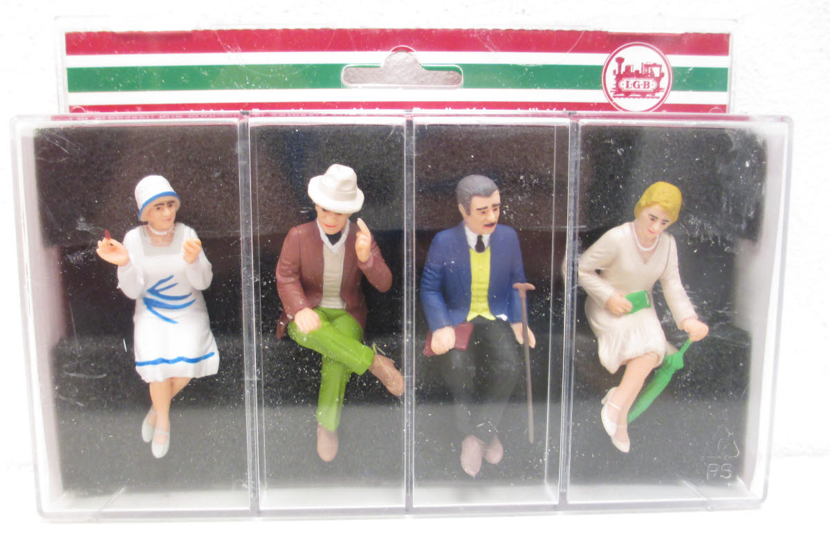 LGB 52443 G Scale Seated Passenger Figure Set (Set of 4)
