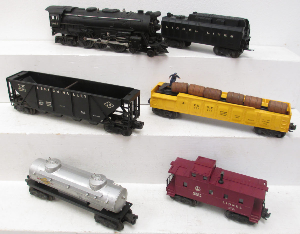 Lionel 1533WS Vintage O 2055 Freight Hauler Set w/6026W,3562,6436,6465,6357