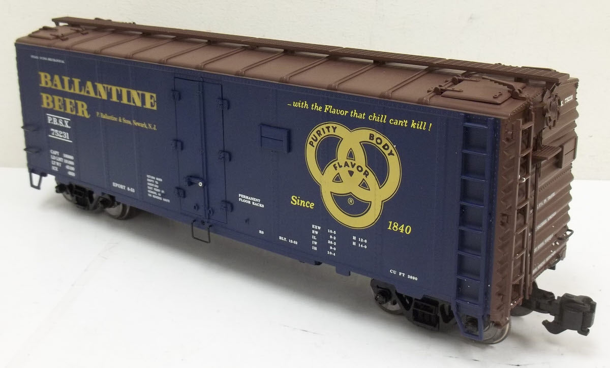 Aristo-Craft 46213 Ballantine Beer Steel Reefer Car (Plastic Wheels)