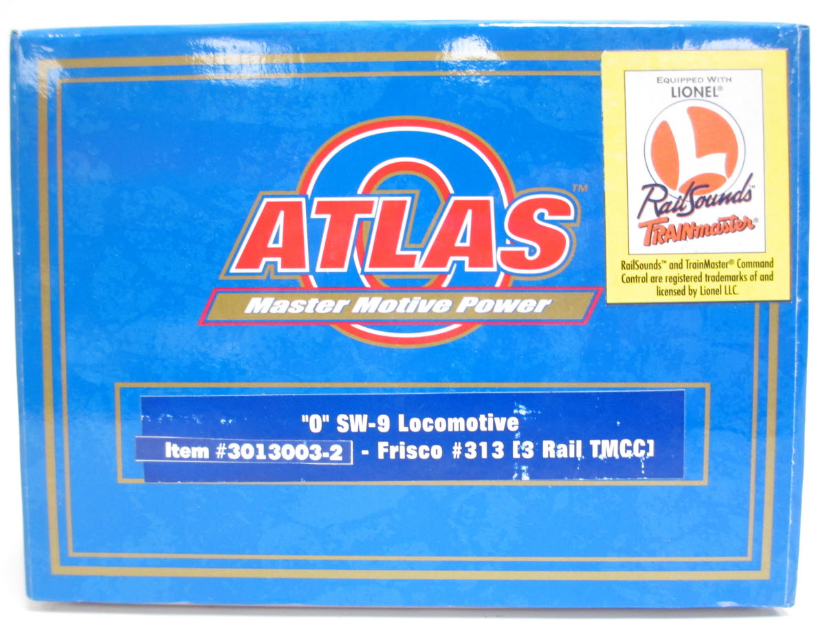 Atlas 30130032 O Frisco SW-9 Powered Diesel Locomotive with TMCC