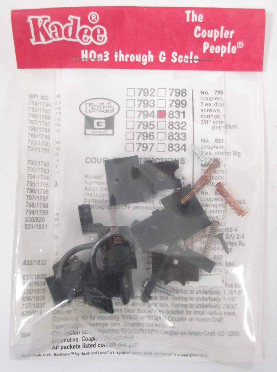 Kadee 831 G Large Offset Truck Mount Coupler & Draft Gear Box