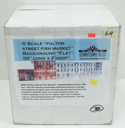 Downtown Deco DD35 "Fulton Street Fish Market" Hydrocal Walls