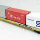 Athearn 74212 HO Western Pacific 85' All Purpose Flat Car W/3 Containers # 9000