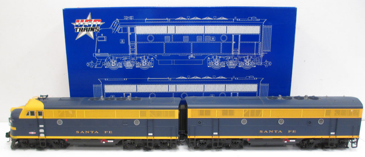 USA Trains 22264 G Atchison, Topeka & Santa Fe F-3 AB Diesel Locomotive Set