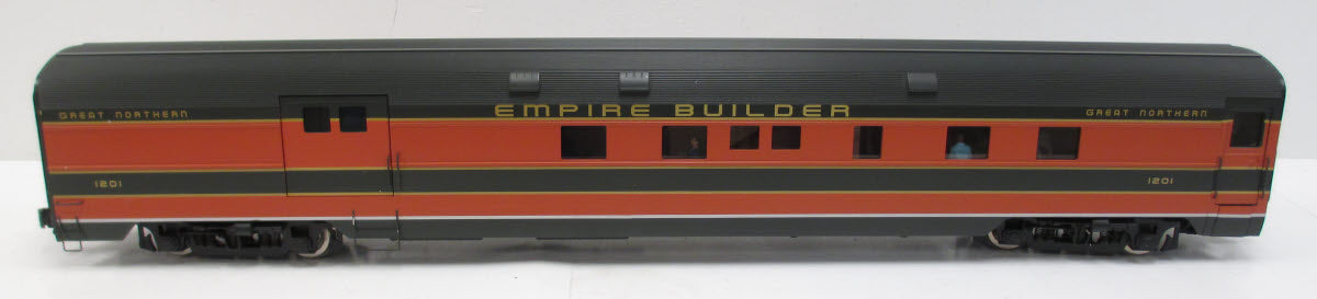 USA Trains 310603 G GN "Empire Builder" Combine Car #1201 w/ Metal Wheel