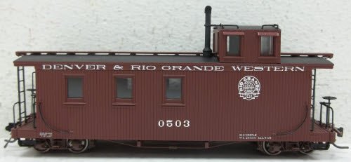 Blackstone Models 340951 HOn3 Denver Rio Grande & Western Long Caboose #050