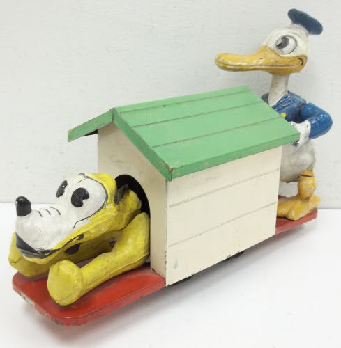 Lionel 1107 O Vintage Donald Duck & Pluto Handcar