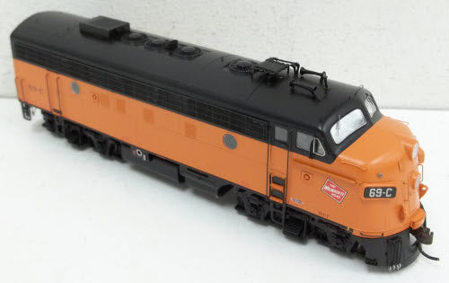 Athearn G22303 HO Milwaukee Modernized F7A Diesel Locomotive w/DCC & Sound #69C