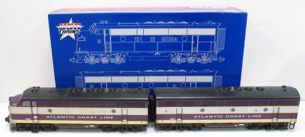 USA Trains 22253 G Atlantic Coast Line F-3 AB Diesel Locomotive Set