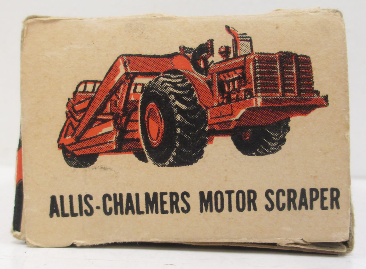 Lionel 6817-100 Vintage O Allis-Chalmers Motor Scraper in Separate AC Box - RARE